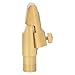 Irfora Metal Soprano Saxophone Mouthpiece, Bright Tone #6, Gold Plated Brass for Replacement or Gifting