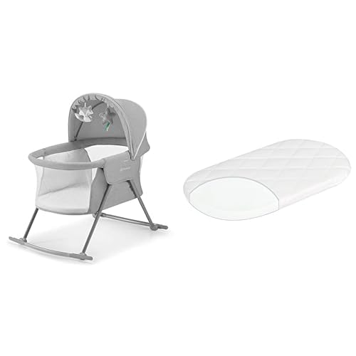Lit de voyage Kinderkraft Lovi 3 en 1 et matelas Julius Zöllner contre réveils bébé