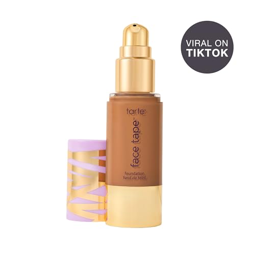tarte face tape foundation – Full-Coverage Matte Finish Foundation with Snow Mushroom & Hyaluronic Acid for Hydration, Waterproof, Vegan & Cruelty-Free