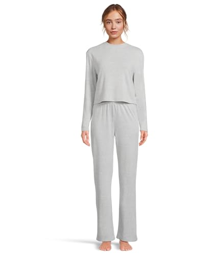 UGG Women's May Set Sleepwear, Grey Heather, L