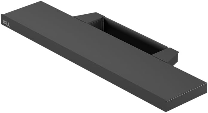 High Type with Rear Storage Wall TV Stand, Sサイズ (幅60cm), Satin Black