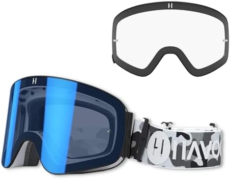 Dirtbike Goggles Havoc Racing Magnetic Frameless Goggles - Motocross, Dirt Bike & Snow Sports UV Protection Dirt Bike Helmet - View #6