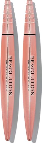 Revolution, Renaissance Flick Liquid Eyeliner, Long-Lasting Liner with Easy Application, Vegan & Cruelty-Free, 0.95 oz (Pack of 2)