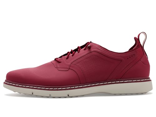 Image of Stacy Adams Men's Synchro Elastic Lace Oxford Raspberry 11 Medium