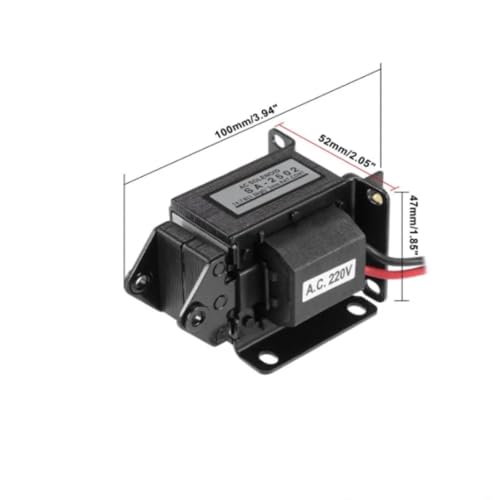 Électroaimant solénoïde AC 220V course 15 mm et levage 1.5kg