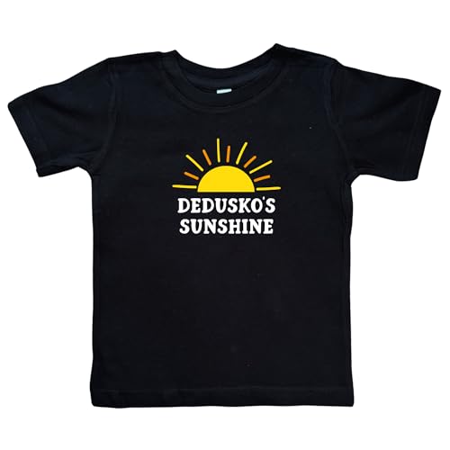 Dedusko's Sunshine Toddler T-Shirt, Grandson or Granddaughter Present, Kid Shirt, Valentine's (Dedusko Straight Sunshine Shirt)