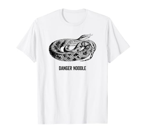 Danger Noodle, Divertido renombrado Snake, Vintage Camiseta