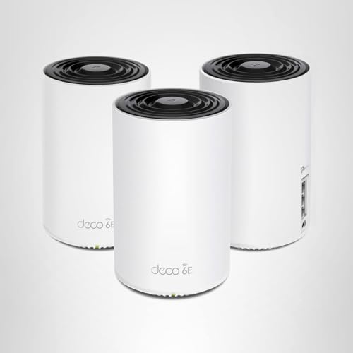 undefined TP-Link Deco XE75 AXE5400 Tri-Band WiFi 6E Mesh System - Wi-Fi up to 7200 Sq.Ft, Engadget Rated Best Mesh for Most People, Replaces WiFi Router and Extender, AI-Driven Mesh New 6GHz Band, 3-Pack の商品画像 8