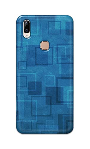 Image of Printed Hard Back Cover Case for Vivo Y83 Pro Back Cover (Plain Azure Blue) -1302