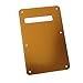 Replacement Strat Style Cavity Cover Tremolo Back Plate, Aluminium Gold