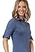 Chef Works Women's Seville Shirt with Mesh Panels, Blue, Small