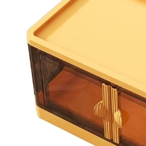 Boîte de rangement à double porte empilable et pliable pour vêtements - 8