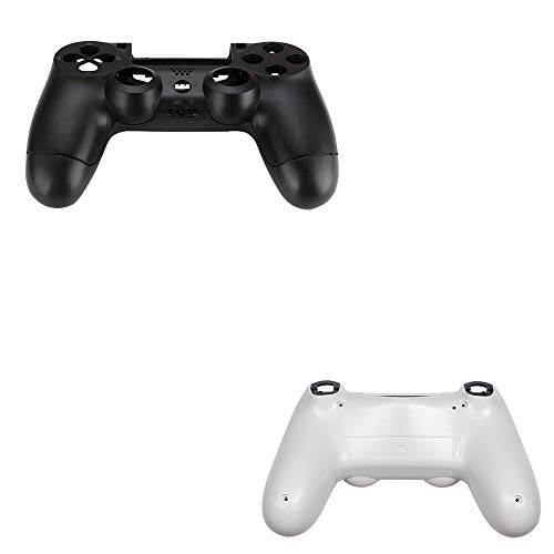 Varadyle Replacement Housing Shell Case Cover Protective for PS4 Game Controller Repair Parts Renovation-White - Image 5