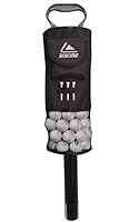 Longridge Golf Shag Ball Tasche Deluxe, Schwarz