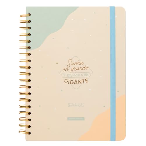 Mr.Wonderful - Office 2024-25 Weekly Extra Large Agenda - Dream Big and Enjoy Giant - School Agenda with Weekly Organization