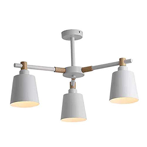 Luminaire de plafond blanc E27 ajustable pour corriger le manque de lumière