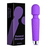 Personal Mini Massager for Neck Shoulder Body Back, Waterproof Silicone Therapy Tool with 28...
