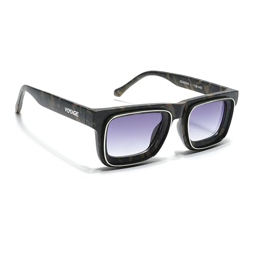 Image of Voyage UV Protected Square Sunglasses for Men & Women