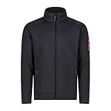 Disponibile in diversi colori CMP Giacca In Pile Knit-Tech Da Uomo, Antracite-Ferrari, 48