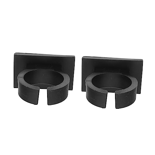 GOOHOCHY 2個 マイクスタンドクリップ ハンドマイク 話すためのワイヤレスマイク マイクリフター マイクブラケット マイ ップ マイクアクセサリー プラスチック Black