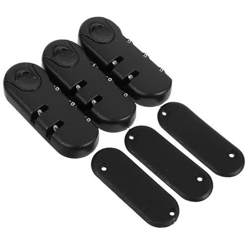 JOINPAYA Candado de Combinación de 3 Dígitos para Mochila y Maleta Candado de Seguridad Portátil para Viajes Juego de 3 Piezas Cierre de Maleta Contraseña Ligero y Duradero