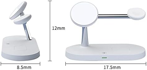 zsedp charger 5 in 1 desktop two phone chargers 15w for phone watch charge holder