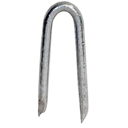 Grapas para vallas galvanizadas de 1,5 pulgadas Hillman 461299 para fijación de cercados