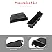 Linskip Interior Door Organizer Tray for Ford Mustang Ecoboost, GT, Dark Horse 2024 2025 2026+, Door Side Inserts for Mustang Interior Accessories(Black)