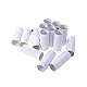 SEWACC 15 Stück Handgeschöpftes Pappröhren Robuste Weiße Kartonröhren Leere Toilettenpapierrollen für DIY-Bastelprojekte, 10X4cm