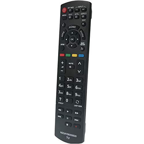 VINABTY N2QAYB000830 Replace Remote Control Fit for Panasonic LCD LED TV TX-L32EN63 TX-L42E6EK TX-50AS500Y TX-39ASW504 TX-42AS500E TX-42AS600Y - Image 2