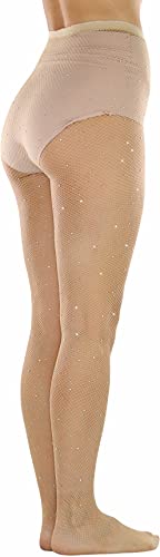 Image of ToBeInStyle Women's Sexy Vibrant Fine Classic Fishnet Full Footed Pantyhose