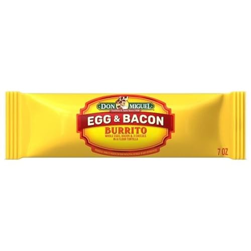 Don Miguel Bacon Egg and Cheese Burrito, 7 Ounce -- 12 per case.