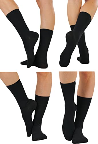 Image of ToBeInStyle Women's Pack of 6 or 12 Fashion Printed Crew Socks