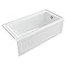 American Standard 2545102.02 Town Square S 60"x30" Bathtub-Right Drain in White