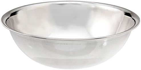 Vollrath 47938 8-Quart Economy Mixing Bowl, Stainless Steel, silver