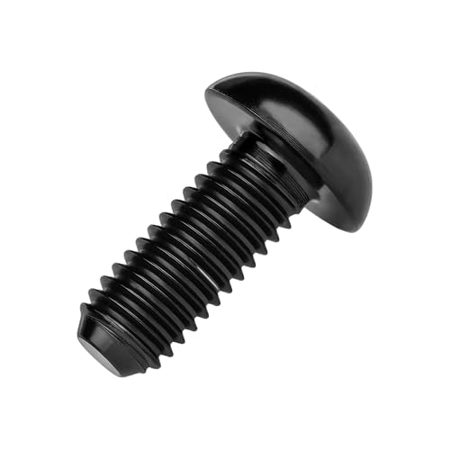 Image of Titanium Bolt M3 8 10 12 15mm Allen Key Head Screws for Bicycle Pack of 4 (Black, M3x12mm)
