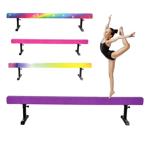 Barra De Equilibrio 5 Alturas Ajustables Barra Gimnasia Artistica 180Cm De Largo Barras De Equilibrio Para Niños Capacidad de carga 50kg Piso estable de nivel altos y bajo Equipo de entrenamiento Beam