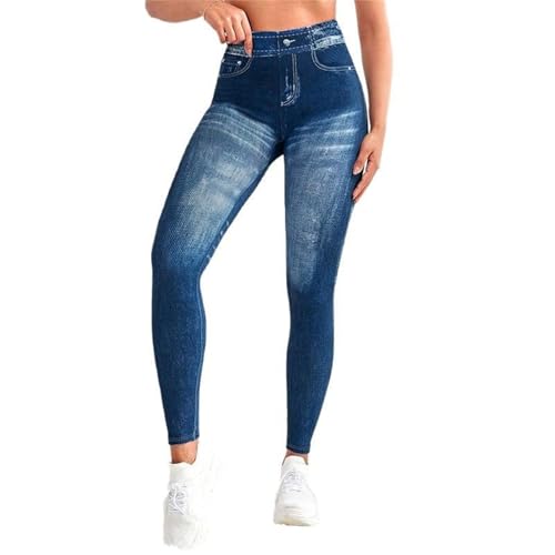 Gellmall High Waist Jeggings Damen Jeansoptik Leggings Elastic...