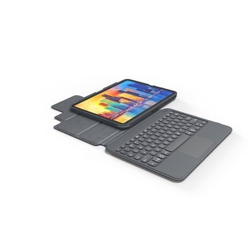Image of ZAGG Pro Keys Detachable Case & Wireless Keyboard with Trackpad for Apple iPad Air 10.9 inch (2020, 2022) & iPad Pro 11 inch (2018-2021) Multi-Device Bluetooth Pairing, Backlit Keys, Apple Pencil Holder