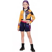 Rumi Costume Kids,Girls Kpop Halloween Cosplay Outfits Girls 9-10Y