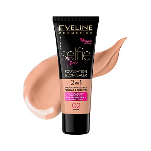 Eveline Cosmetics Selfie Time No 02 Fluide Visage Fond de Teint 30 ml Cover