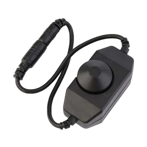 Regulador de intensidad LED inalámbrico USB 12V con interruptor negro de tira