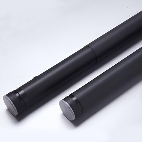 Miniatura 8 de Tissting Tubo Para Carteles Tubo De Dibujo Tubo Para Almacenamiento De Documentos Para Carteles Material De Pe Tubo De Transporte Para Transporte De Planos Engrosado Extensible De 25 A 42 Rojo