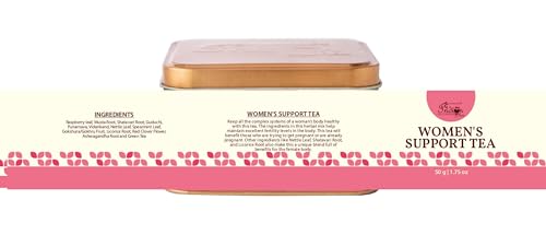 The Indian Chai – Women’s Support Tea 50g | Herbal Infusion with Raspberry Leaf, Shatavari, Spearmint & Ashwagandha for Balance, Vitality & Daily Wellness