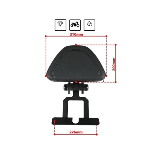 Dossier de conduite moto réglable avec coussin ergonomique R1250RT - 5