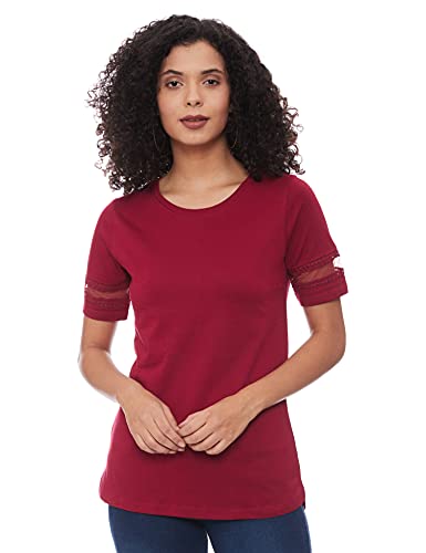 Image of Max Women's Solid Regular Fit Top
