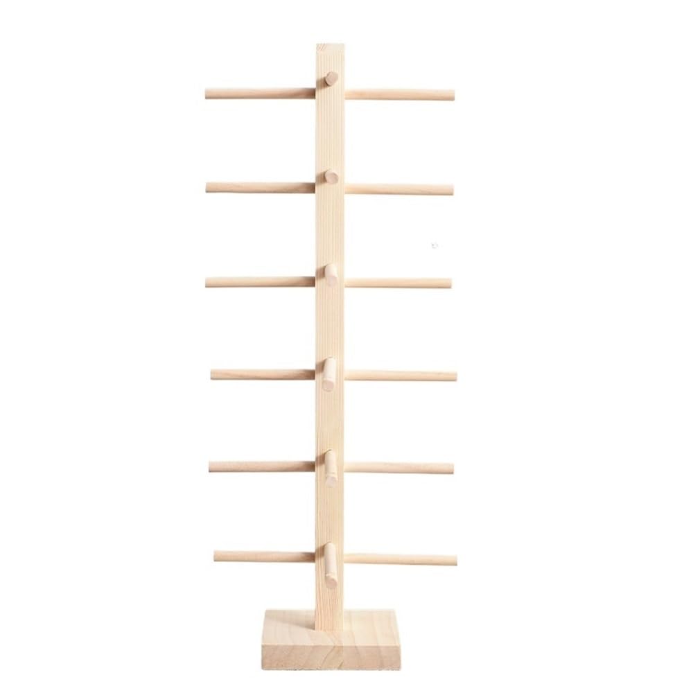 guiling-1986 Eyeglasses Display Rack Counter Showcase Glasses Shelf Organizer Creative Multilayer Wooden Sunglass Display Stand Holder Eyeglasses Storage Rack Window Organizer for Eyewear(XXX-Large)