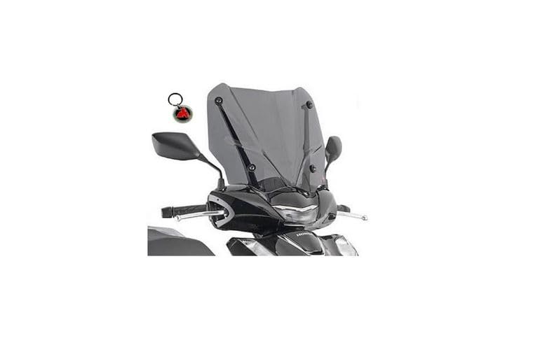Cupolino Fume Da Montare Sugli Attacchi Del Parabrezza Originale Compabitile Con Honda Sh 125 150 2020 2021 2022 2023 2024