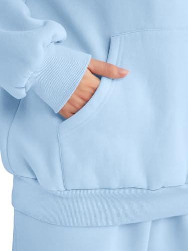 Image of AUTOMET Womens 2 Piece Lounge Sweatsuit Fall Fashion Matching Sweat Sets | Oversized Fall Hoodies & Baggy Jogger Sweatpants Fashion 2026 Outfits