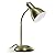 LEPOWER Metal Desk Lamp, Adjustable Goose Neck Table Lamp, Eye-Caring Study Desk Lamps for Bedroom, Study Room and Office (Bronze)